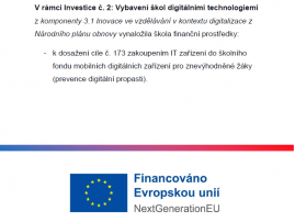 Digitální učební pomůcky pro znevýhodněné žáky - 2022/2024